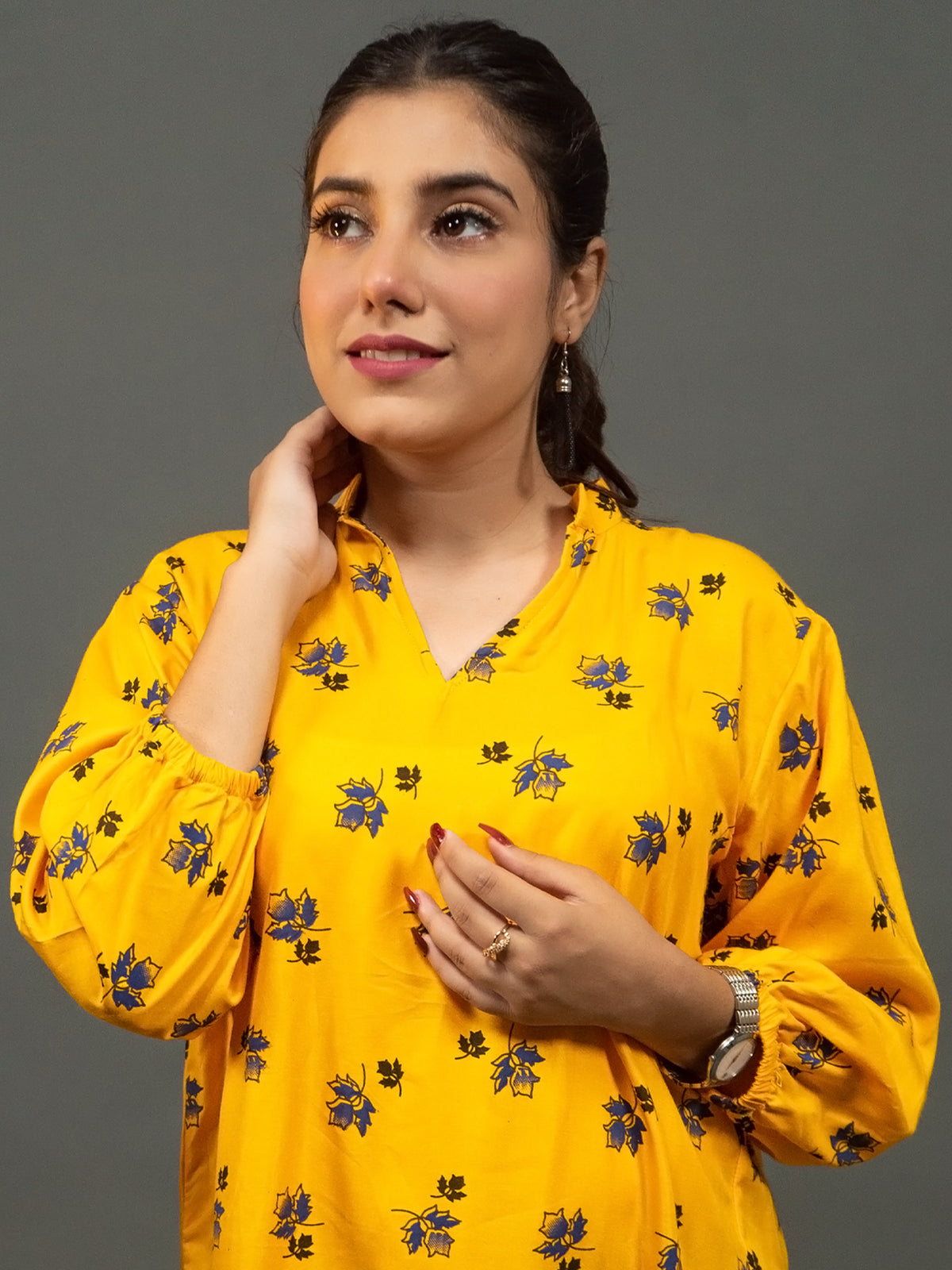 Leaf Print Tunic