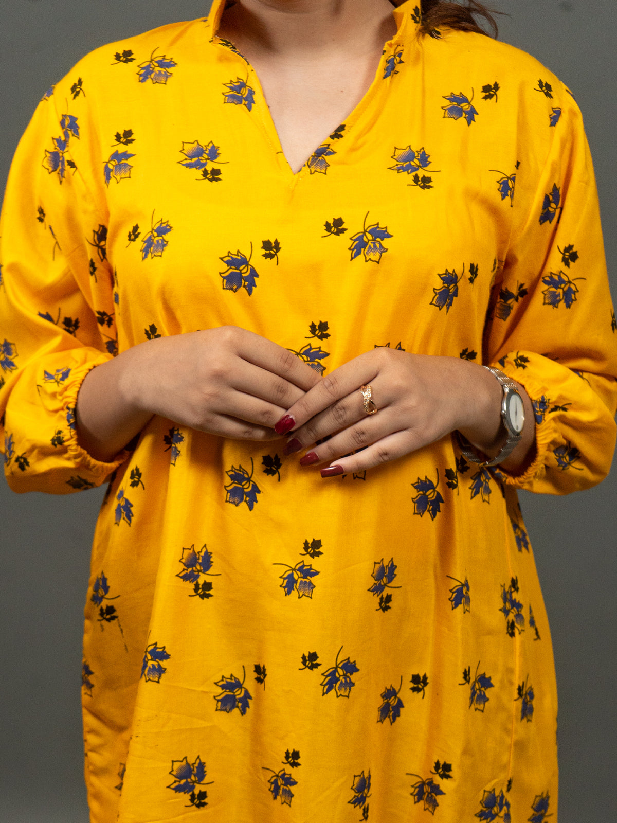 Leaf Print Tunic