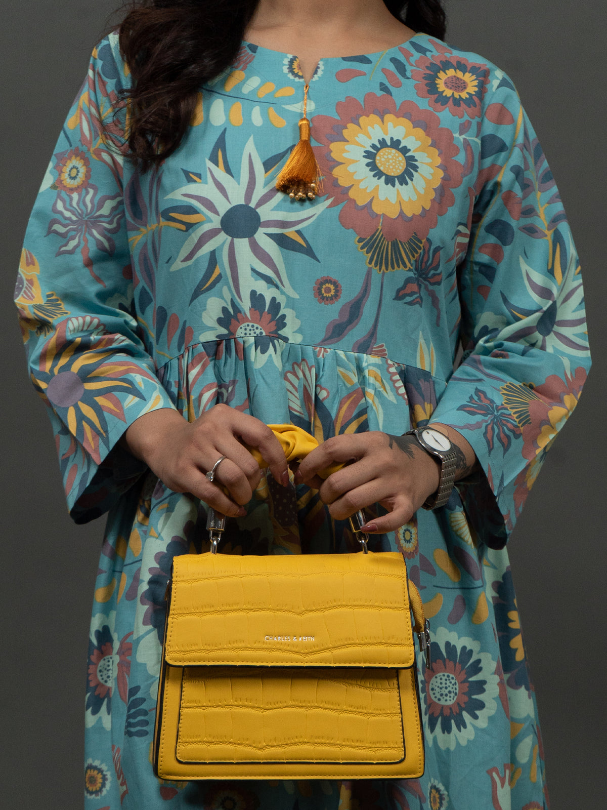 Blue Floral Frock