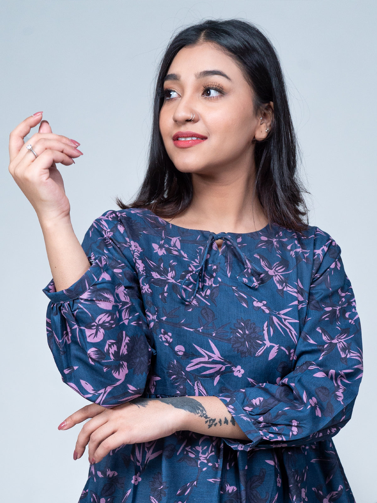 Purple Floral Set