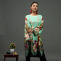 Green Gladiolus Kurti